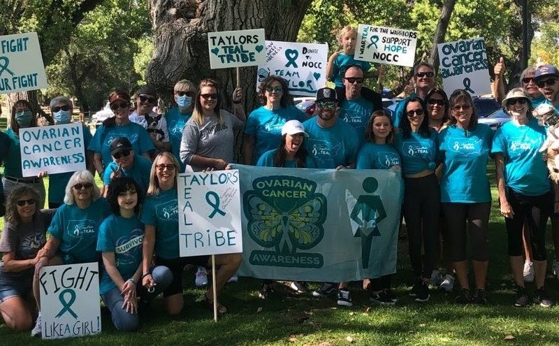 Taylor's Teal tribe, raising awareness of ovarian cancer