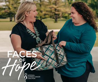 Women holding Faces of Hope® Package